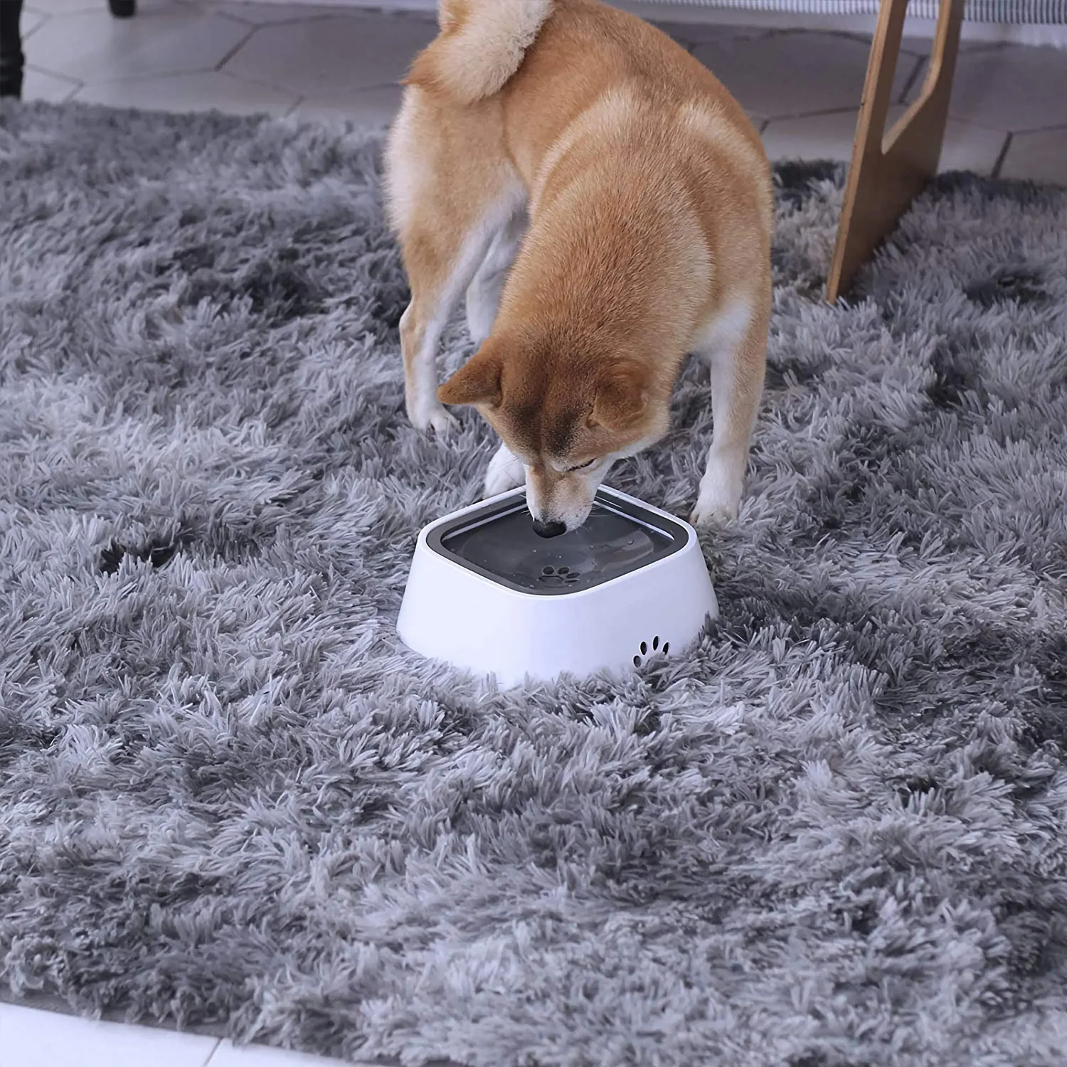 Floating pet water bowl