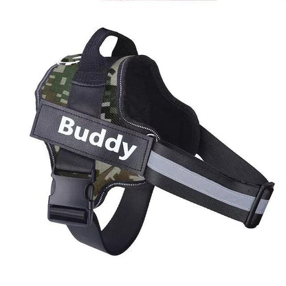 Best Dog Harness Green Camouflage