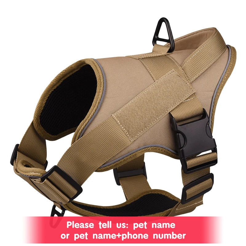 Tactical Personalized Dog Harness