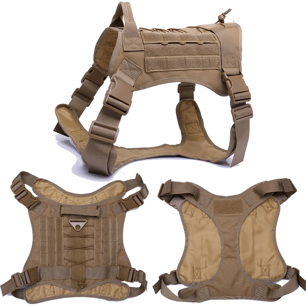 Tactical Dog Harness - Military Pet German Shepherd K9 Training Vest