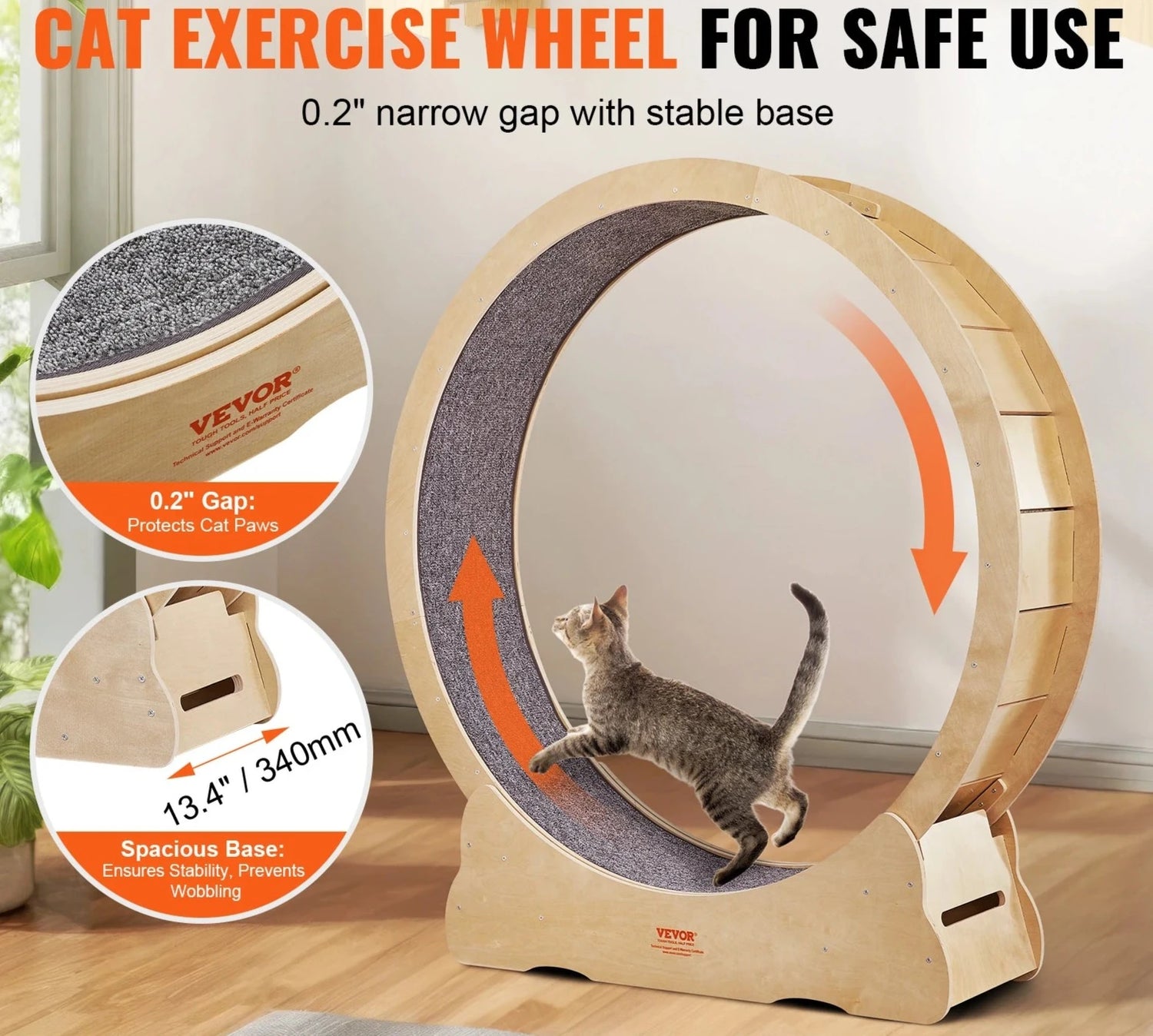 Cat Running Wheel