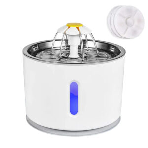 Automatic Cat Water Fountain 2.4 L - Water Dispenser for Cats & Dogs