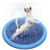 Pet Sprinkler Pad - 100/150/170cm Water Splash Play - Outdoor Interactive Fountain Toy for Dogs Cats & Kids