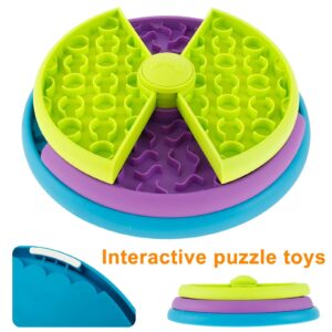 Pet Food Bowl with Maze Puzzle